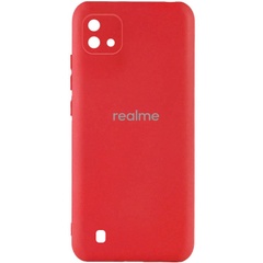Чехол Silicone Cover My Color Full Camera (A) для Realme C11 (2021) / C20 Красный / Red