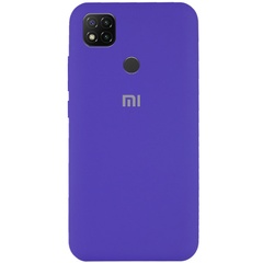 Чехол Silicone Cover Full Protective (AA) для Xiaomi Redmi 9C Фиолетовый / Purple