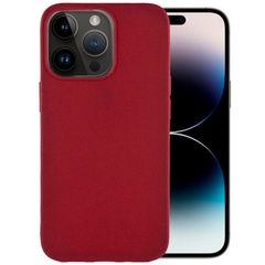 Силиконовый чехол Candy для Apple iPhone 14 Pro Max (6.7") Бордовый