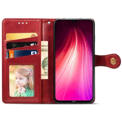 Кожаный чехол книжка GETMAN Gallant (PU) для Xiaomi Poco X5 5G / Redmi Note 12 5G Красный