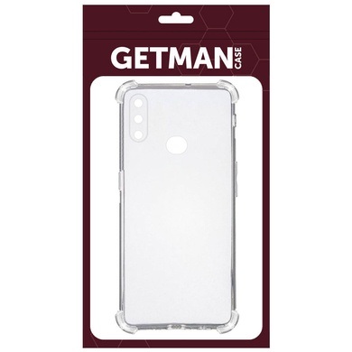 TPU чехол GETMAN Ease logo усиленные углы для Samsung Galaxy A10s Бесцветный (прозрачный)