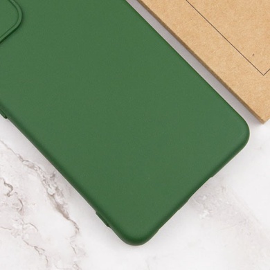 Чохол Silicone Cover Lakshmi Full Camera (A) для Xiaomi Poco M5, Зелений / Dark Green