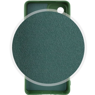 Чехол Silicone Cover Lakshmi Full Camera (A) для Xiaomi Poco M5 Зеленый / Dark green