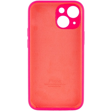 Чехол Silicone Case Full Camera Protective (AA) для Apple iPhone 15 Plus (6.7") Розовый / Barbie pink