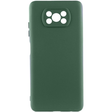 Чехол Silicone Cover Lakshmi Full Camera (AAA) для Xiaomi Poco X5 5G / Redmi Note 12 5G Зеленый / Cyprus Green