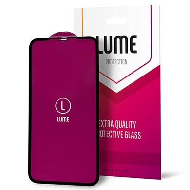 Защитное 3D стекло LUME Protection для Apple iPhone 14 Pro Max / 15 Plus (6.7") Черный