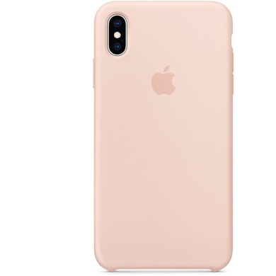 Чохол Silicone case (AAA) для Apple iPhone X (5.8 ") / XS (5.8"), Рожевий / Pink Sand