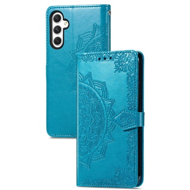 Шкіряний чохол (книжка) Art Case з візитницею для Samsung Galaxy A55, Синій