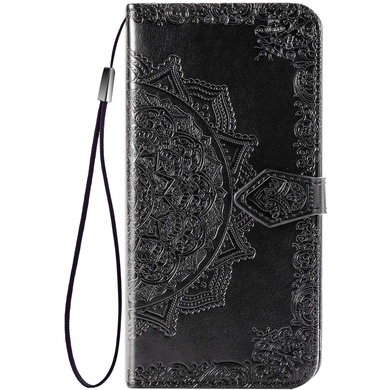 Кожаный чехол (книжка) Art Case с визитницей для Xiaomi Poco X5 5G / Redmi Note 12 5G Черный