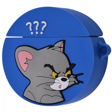 Силиконовый футляр Tom & Jerry series Ver.2 для наушников AirPods 1/2 Tom
