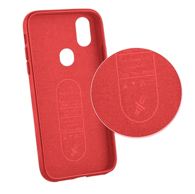 Чехол Silicone Cover with Magnetic для Samsung Galaxy A40 (A405F) Красный