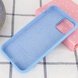 Чехол Silicone Case Full Protective (AA) для Apple iPhone 11 Pro (5.8") Голубой / Cornflower