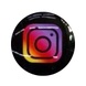 Тримач для телефону Glass Logo, Instagram / Черный