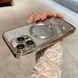 TPU чехол Delight case with MagSafe с защитными линзами на камеру для Apple iPhone 13 Pro Max (6.7") Серый / Gray