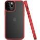 TPU+PC чехол Metal Buttons для Apple iPhone 12 Pro Max (6.7") Красный