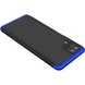 Пластикова накладка GKK LikGus 360 градусів (opp) для Samsung Galaxy A22 4G / M32, Чорний / Синій