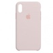 Чехол Silicone case (AAA) для Apple iPhone X (5.8") / XS (5.8") Розовый / Pink Sand
