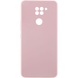 Чехол Silicone Cover Lakshmi Full Camera (AAA) для Xiaomi Redmi Note 9 / Redmi 10X Розовый / Pink Sand