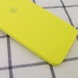 Чехол Silicone Case Square Full Camera Protective (AA) для Apple iPhone 7 plus / 8 plus (5.5") Желтый / Bright Yellow