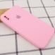 Чехол Silicone Case Square Full Camera Protective (AA) для Apple iPhone XS Max (6.5") Розовый / Light pink