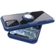 TPU+PC чохол Deen CrystalRing for Magnet (opp) для Apple iPhone 12 Pro / 12 (6.1"), Бесцветный / Темно-синий