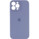 Чехол Silicone Case Full Camera Protective (AA) для Apple iPhone 14 Pro (6.1") Серый / Lavender Gray