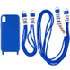 Чохол TPU two straps California для Apple iPhone XR (6.1"), Синий / Iris