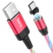 Дата кабель Hoco U90 "Ingenious streamer" MicroUSB (1m) Красный