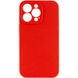 Чехол Silicone Case Full Camera Protective (AA) NO LOGO для Apple iPhone 15 Pro (6.1") Красный / Red