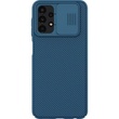 Карбоновая накладка Nillkin Camshield (шторка на камеру) для Samsung Galaxy A13 4G Синий / Blue
