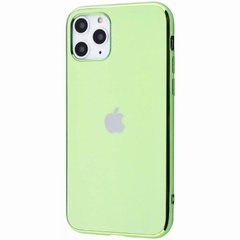 TPU чехол Matte LOGO для Apple iPhone 11 Pro Max (6.5") Зеленый / Light Green