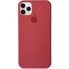 Чохол Silicone Case Full Protective (AA) для Apple iPhone 11 Pro Max (6.5"), Бордовий / Maroon