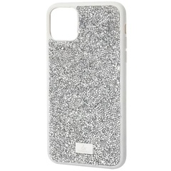 TPU чехол Bling World Rock Diamond для Apple iPhone 14 Plus (6.7") Серебряный