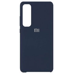 Чехол Silicone Cover (AAA) для Xiaomi Mi Note 10 Lite Синий / Midnight blue