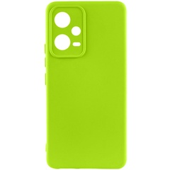 Чохол Silicone Cover Lakshmi Full Camera (A) для Xiaomi Poco X5 5G / Redmi Note 12 5G, Салатовый / Neon green