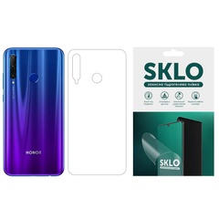 Защитная гидрогелевая пленка SKLO (тыл) для Huawei P Smart+ 2019 Прозрачный