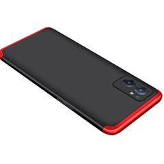 Пластиковая накладка GKK LikGus 360 градусов (opp) для OnePlus Nord CE 2 5G Черный / Красный