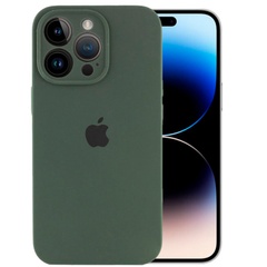 Чохол Silicone Case Full Camera Protective (AA) для Apple iPhone 14 Pro (6.1"), Зелений / Cyprus Green
