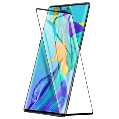 Защитное стекло 5D 9H (full glue) (без упаковки) для Samsung Galaxy Note 10 Черный