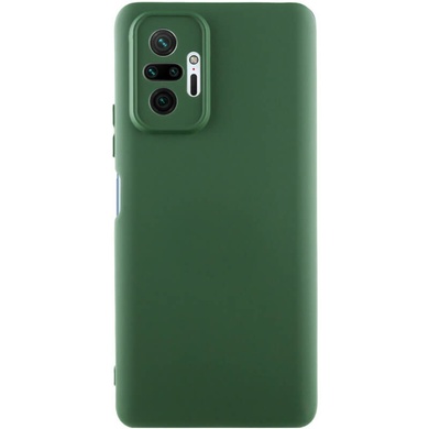 Чехол Silicone Cover Lakshmi Full Camera (A) для Xiaomi Redmi Note 10 Pro / 10 Pro Max Зеленый / Dark green