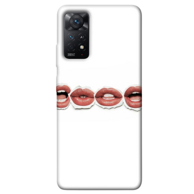 TPU чехол Kisses для Xiaomi Redmi Note 11 Pro 4G/5G, Kisses