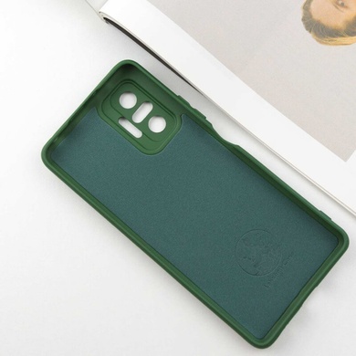 Чехол Silicone Cover Lakshmi Full Camera (A) для Xiaomi Redmi Note 10 Pro / 10 Pro Max Зеленый / Dark green