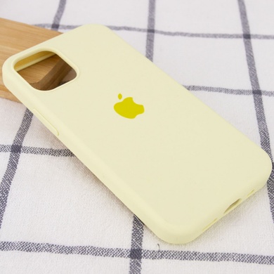 Чехол Silicone Case Full Protective (AA) для Apple iPhone 14 Pro Max (6.7") Желтый / Mellow Yellow