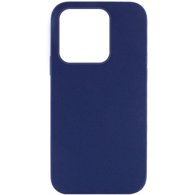 Чохол Silicone Case Full Protective (AA) NO LOGO для Apple iPhone 15 Pro Max (6.7"), Синий / Deep navy