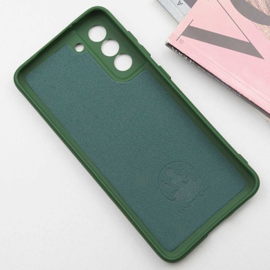 Чехол Silicone Cover Lakshmi Full Camera (AA) для Samsung Galaxy S24 FE Зеленый / Dark green