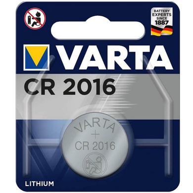 Батарейка Varta CR 2016 BLI 1 Lithium (6016), Сірий