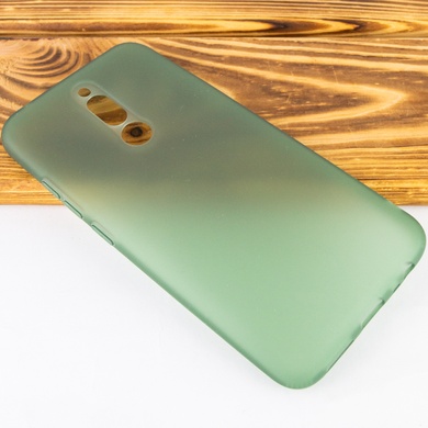 Силиконовый матовый полупрозрачный чехол для Xiaomi Redmi 8a Зеленый / Pine green