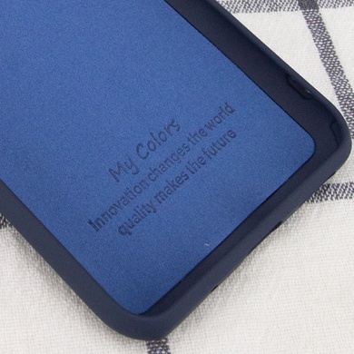 Чехол Silicone Cover My Color Full Camera (A) для Xiaomi 11T / 11T Pro Синий / Midnight blue