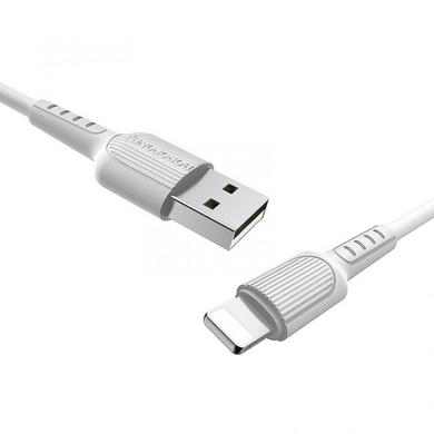 Дата кабель Borofone BX16 USB to Lightning (1m), Білий
