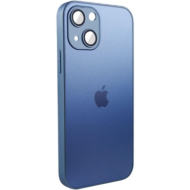 Чехол TPU+Glass Sapphire matte case для Apple iPhone 14 (6.1") Sierra Blue